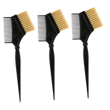 3pcs Hair Tinting Comb Set with Flexible Bristles for Precise Color Application and Salon or Home Use