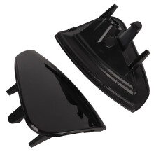 2 Pcs Front Turn Signal Light Cover for Dodge Charger 2006‑2010 Black