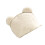 Soft Plush Large Capacity Portable Makeup Storage Bag-White 1