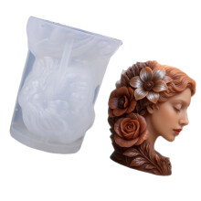 Flower Girl Silicone Mold Food Safe Baking Tool For Resin