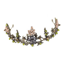 Elegant Rhinestone Bridal Tiara with Retro Design for Weddings, Engagements and Parties