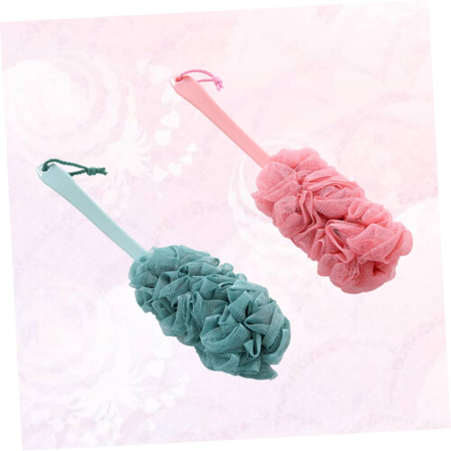 2pcs Ergonomic Long Handle Back Scrubber for Shower and Bath Body Exfoliator Set 2