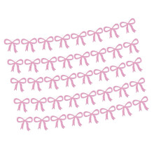 5 Sets bunte Schleifen-Wimpelkette,-Rosa Glitzer