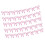 5 Sets bunte Schleifen-Wimpelkette,-Rosa Glitzer 1