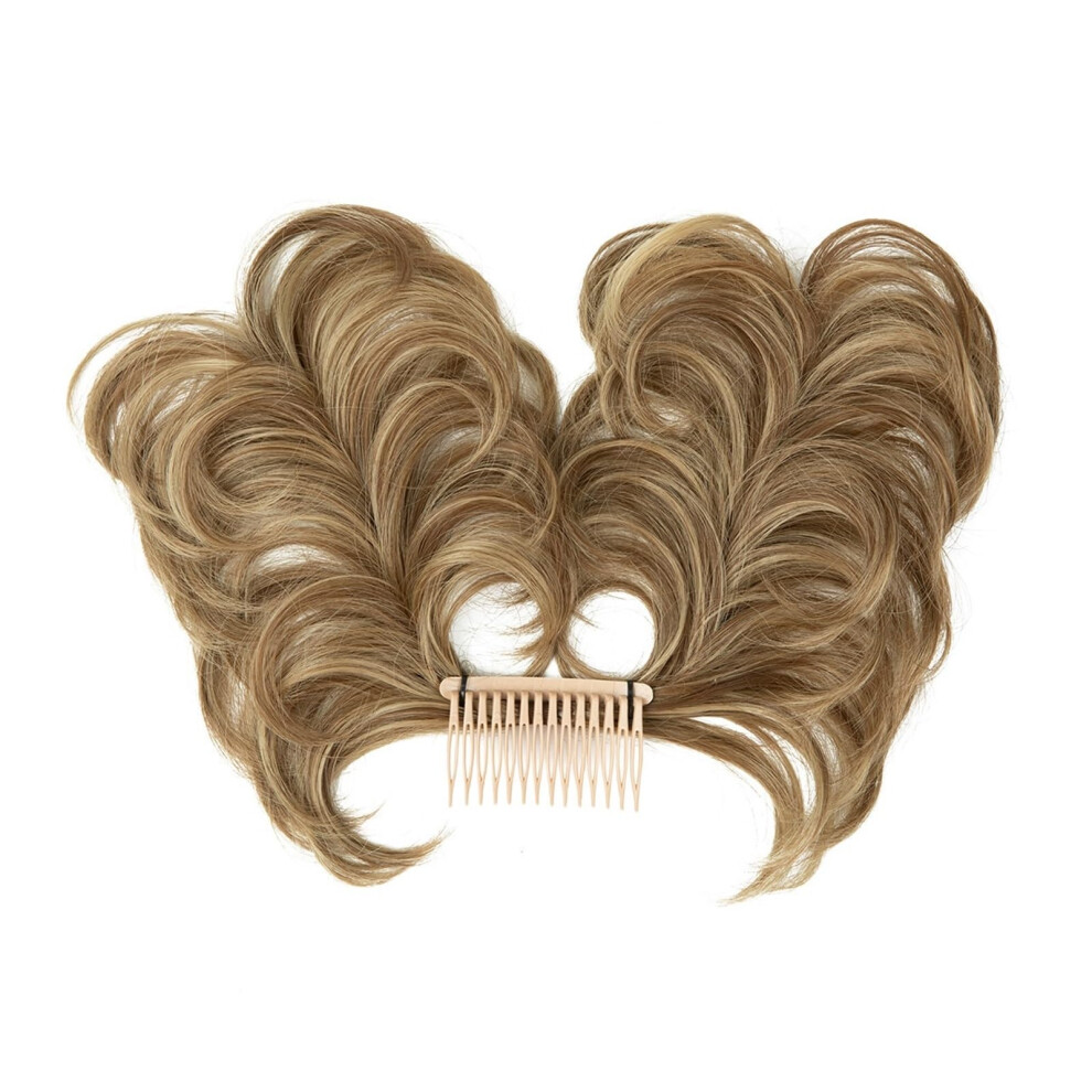 Unisex Clip In Ponytail Extension 10H24b Â Fluffy Short Adjustable Wig For Women, Heat Resistant Styling