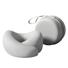 Memory Foam Neck Pillow For Travel And Office Use-cool gray