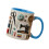 Handmade Ceramic Mug For Hot Beverages And Office-Blue 1