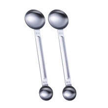 Stainless Steel Double Ended Spoon For Accurate Coffee And Tea