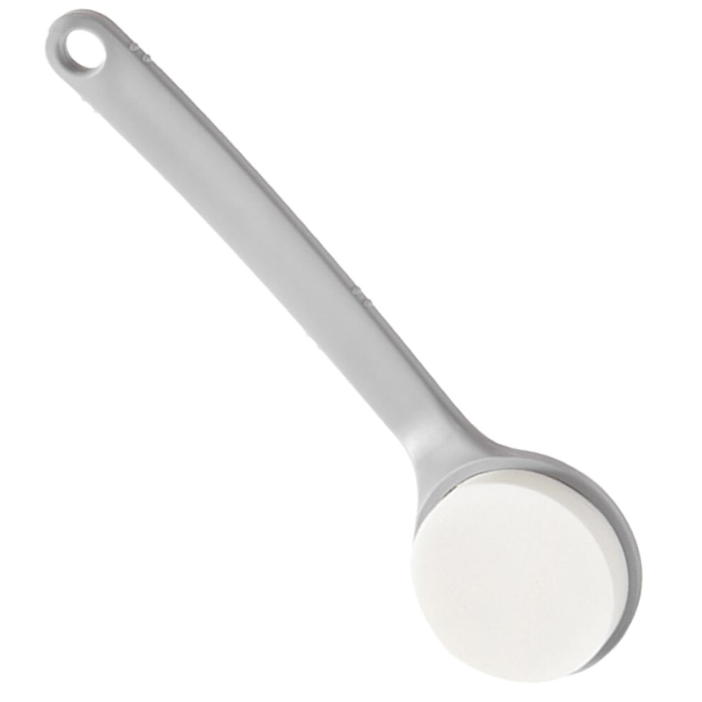 Long Handle Bath Brush with Gentle Exfoliating Sponge Back Scrubber for Hard to Reach Areas