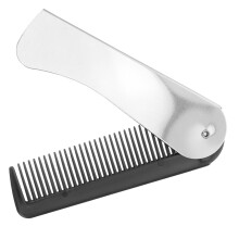 Folding Travel Comb Portable Hair Comb with Durable Stainless Teeth for Pocket Use Men Women
