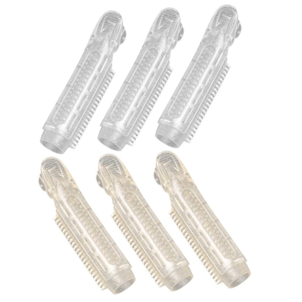 6pcs Hair Root Volumizing Clips and Bangs Curling Roller Set Adds Visible Volume for Home or Travel Use