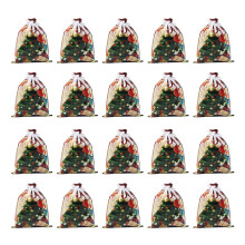 Christmas Party Favor Bags Portable Plastic-Christmas Tree
