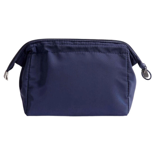 Multi Pocket Makeup Storage Bag Waterproof Travel-Navy blue