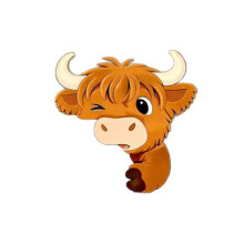 Unique Livestock Wall Art Farm Cow Picture Adds Happiness-right