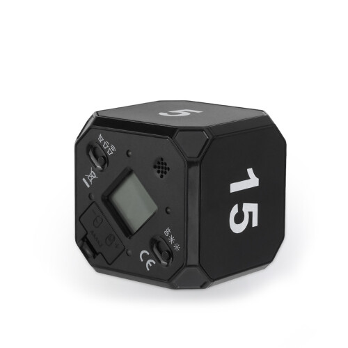 Digital Flipping Timers Silents Operations For Kitchen-Black
