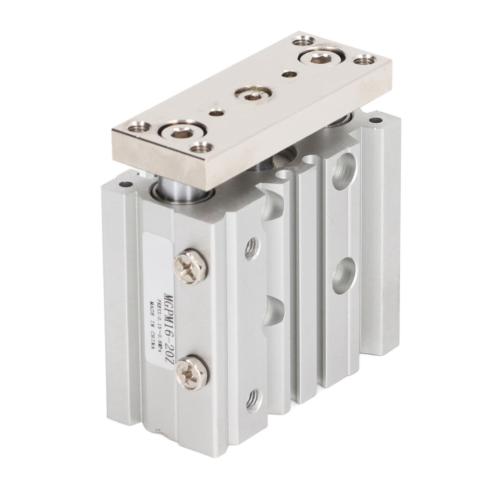 3 Rod Pneumatic Cylinder 16Mm Bore 20Mm Stroke Aluminum Alloy 3101390247604