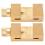 2Pcs Brass Scribe Ruler Positioning Limit Blocks for Accurate Marking 14