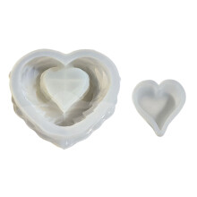 Moules en Silicone en forme de cœur uniques, moules à chocolat,