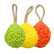 Bath Sponge Set of 3 Colorful Mesh Shower Loofah with Rope Handle for Gentle Exfoliation