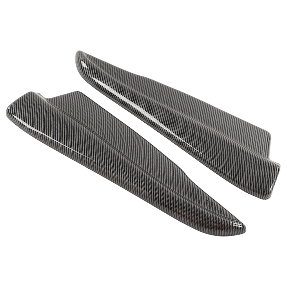 Carbon Fiber Style Rear Bumper Lip Spats Splitters Protector For Car 4281390248098