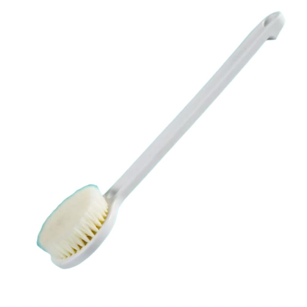 Long Handle Bath Brush for Back Scrubbing with Soft Bristles and Gentle Exfoliation 13.78 in