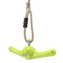 Hellgrüner Twist Schaukeln 360 drehbarer Griff Spielzeug für den Spielplatz, Türdurchgang & Garten