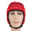 Jugend Rugby Polsternder Kopfschutz Soft Shell Helm, Rot, S 1