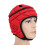 Jugend Rugby Polsternder Kopfschutz Soft Shell Helm, Rot, S 15