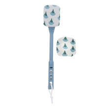 Long Handle Back Scrubber for Shower, Body Exfoliating Brush with Deep Cleaning and Massage Function