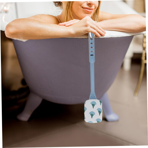 Long Handle Back Scrubber for Shower, Body Exfoliating Brush with Deep Cleaning and Massage Function 1