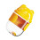 Automatic Water Feeder Pin Design Water Bottle for Small-Yellow 1