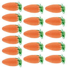 Pack Of 16 Bright Carrot Shape Drawstring Bags Gift Wrapping Bag