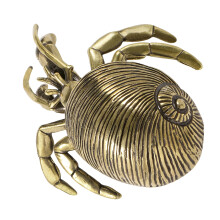 Metallkrabbenfiguren, Tierstatuen, Einsiedlerkrebse, Skulpturen,