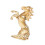 Figurines de cheval debout en cristal, objets de-Champagne 1