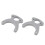 2Pcs Router Table Insert Plate Wrench, High Precision Plastic Ring Tool 1