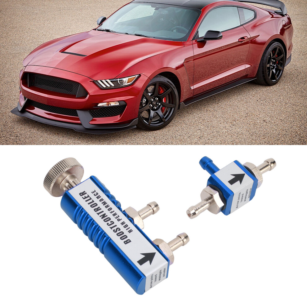 Manual Turbo Boost Controller Kit Aluminum Alloy 1-30 Psi Adjustable Blue 4691390249023