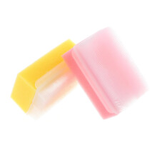 2pcs Baby Bath Sponge Brush for Newborns Soft Scalp Massage Brush Gentle Skin Care Pink Yellow