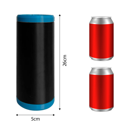 Can Cooling Holder for 12oz Cans Double Drink Holder-Black 1