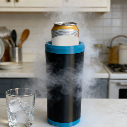 Can Cooling Holder for 12oz Cans Double Drink Holder-Black 2