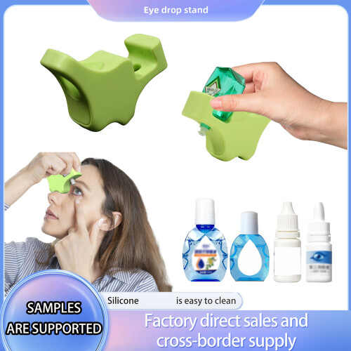 Portable Eyedrop Guide Help Applicator Accurate- Blue 1