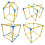 Reconfigurable Toy Structure With 8 Attachments-Irregular frame 2