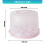 Handheld Cake Transport Box Clear Viewing Cover for-Pink 4