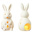 Figurines de lapins de pâques, Statue de lapin, bougeoir de-M2 2