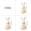 Figurines de lapins de pâques, Statue de lapin, bougeoir de-M2 4