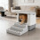 Contemporary Plan Puss Waste Box Step With ABS-dark gray 2