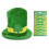 Le chapeau de cosplay de la Saint-Patrick comprend 6-Jaune 1