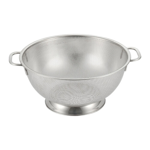 Elevated Base Nonrust Steel Kitchen Strainer to Keep-31.5cm