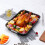 15Inch Turkey Roasting Tray Includes V-Shape Grill Kitchen 7