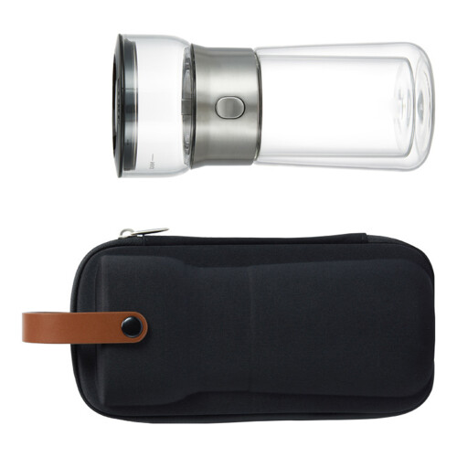 Travel Tisane Infuser Set Modern Plan Borosilicate-Black black