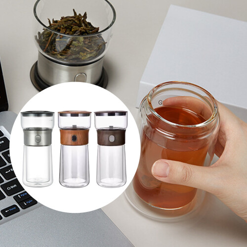 Sicherer Tisane-Brühbecher für Einzelportionen-Schwarz schwarz 2